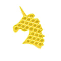 Juguete de Unicornio color Amarillo para Aliviar el Estrés