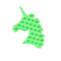 Juguete de Unicornio color Verde para Aliviar el Estrés