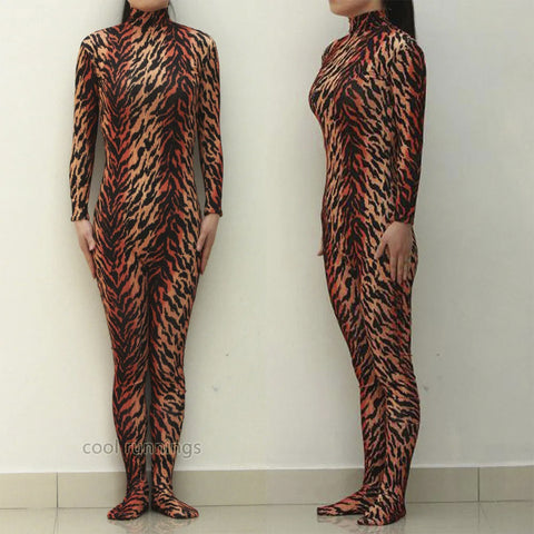 Body Completo con Diseño de Leopardo para Mujer