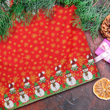 Mantel Navideño, Diseño Esferas, Color Rojo, 2x1.5 m