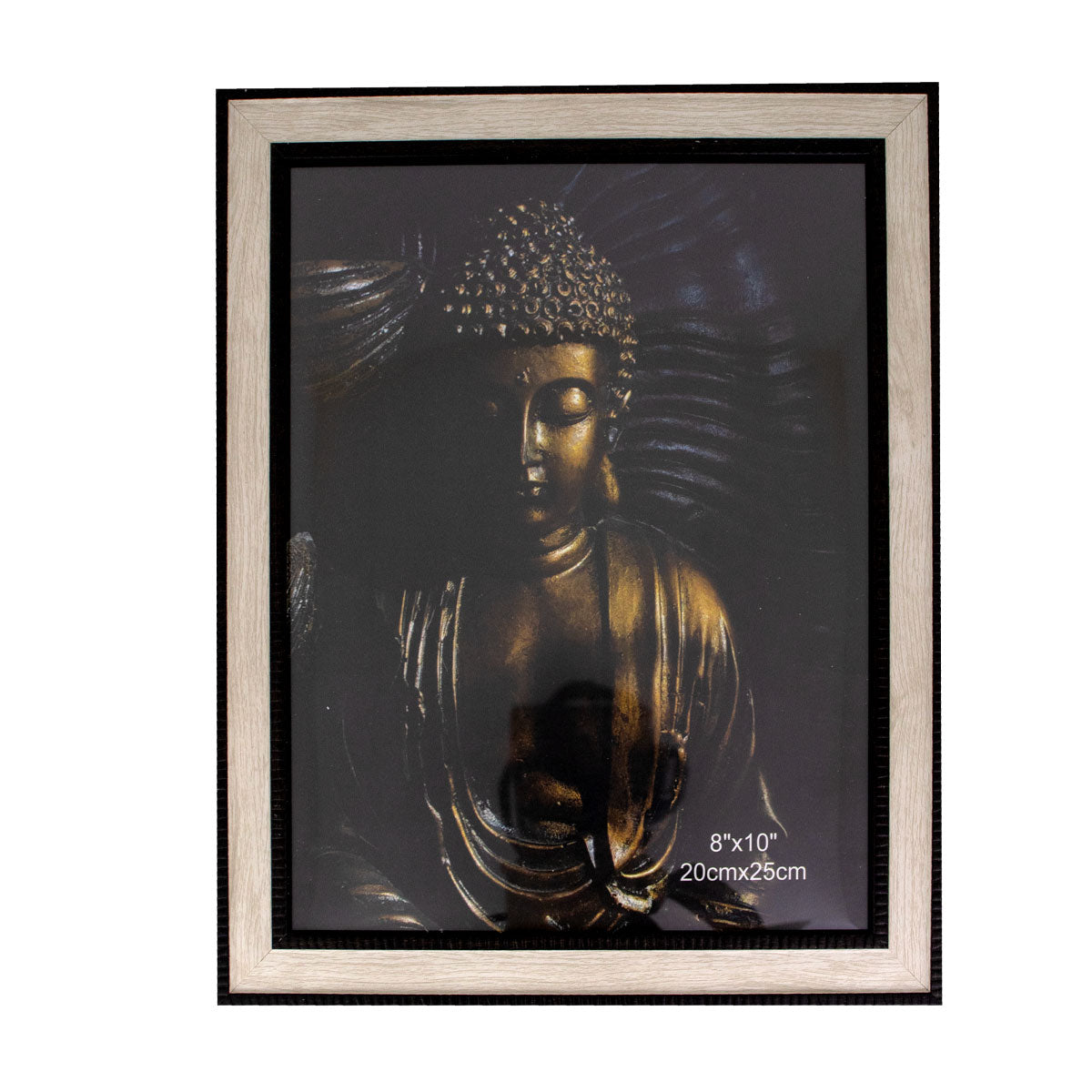 Portarretrato Marco con Textura Madera Beige 20x25cm