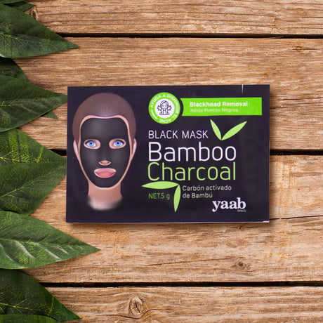 Yaab Beauty, Mascarilla con Carbón Activado de Bambú