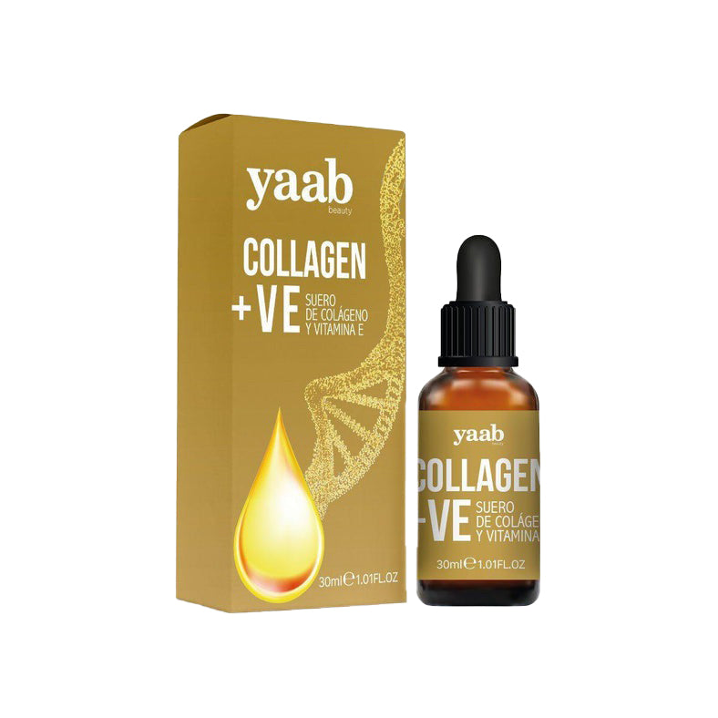 Yaab Beauty, Serum Antiarrugas Colágeno + Vitamina E Piel Hidratada 30ml