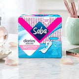 Paquete de 50 protectores diarios, Saba