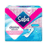 Paquete de 50 protectores diarios, Saba