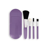 Set de Brochas para Maquillaje color Morado 5 piezas