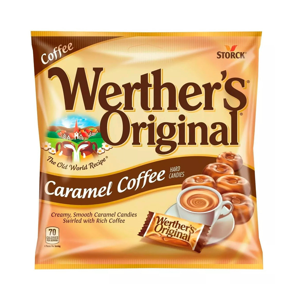 Werther's Original Caramelos Duros con Sabor a Café 75g