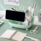 Organizador de Escritorio con 6 Separadores, color Verde
