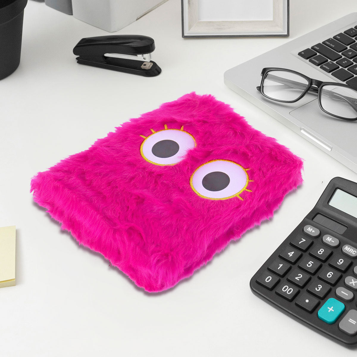 Libreta Peluche color Fucsia