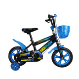 Bicicleta Rodada 12 Color Azul para Niño, Ruedas de Apoyo.