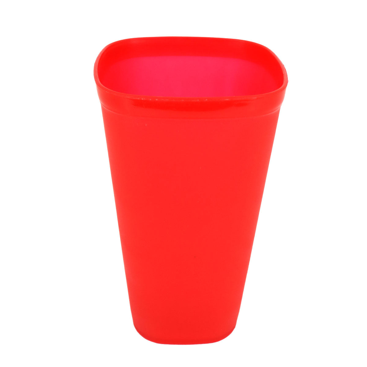 Vaso de Plástico color Rojo, 500ml