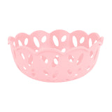 Canasta Calada para Almacenamiento, color Rosa