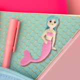 Goma de borrar en forma de Sirena, Color Rosa