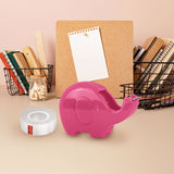 Dispensador de Cinta Adhesiva en Forma de Elefante, Color Rosa