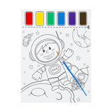 Dibujo de Astronauta para Colorear con Acuarelas