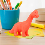 Goma de borrar en forma de dinosaurio, Studentz, Color Naranja