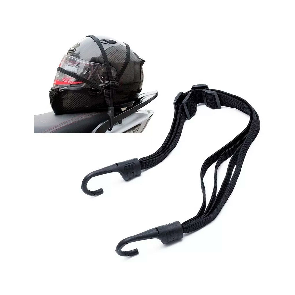 Correa Elástica Universal para Casco de Motocicleta