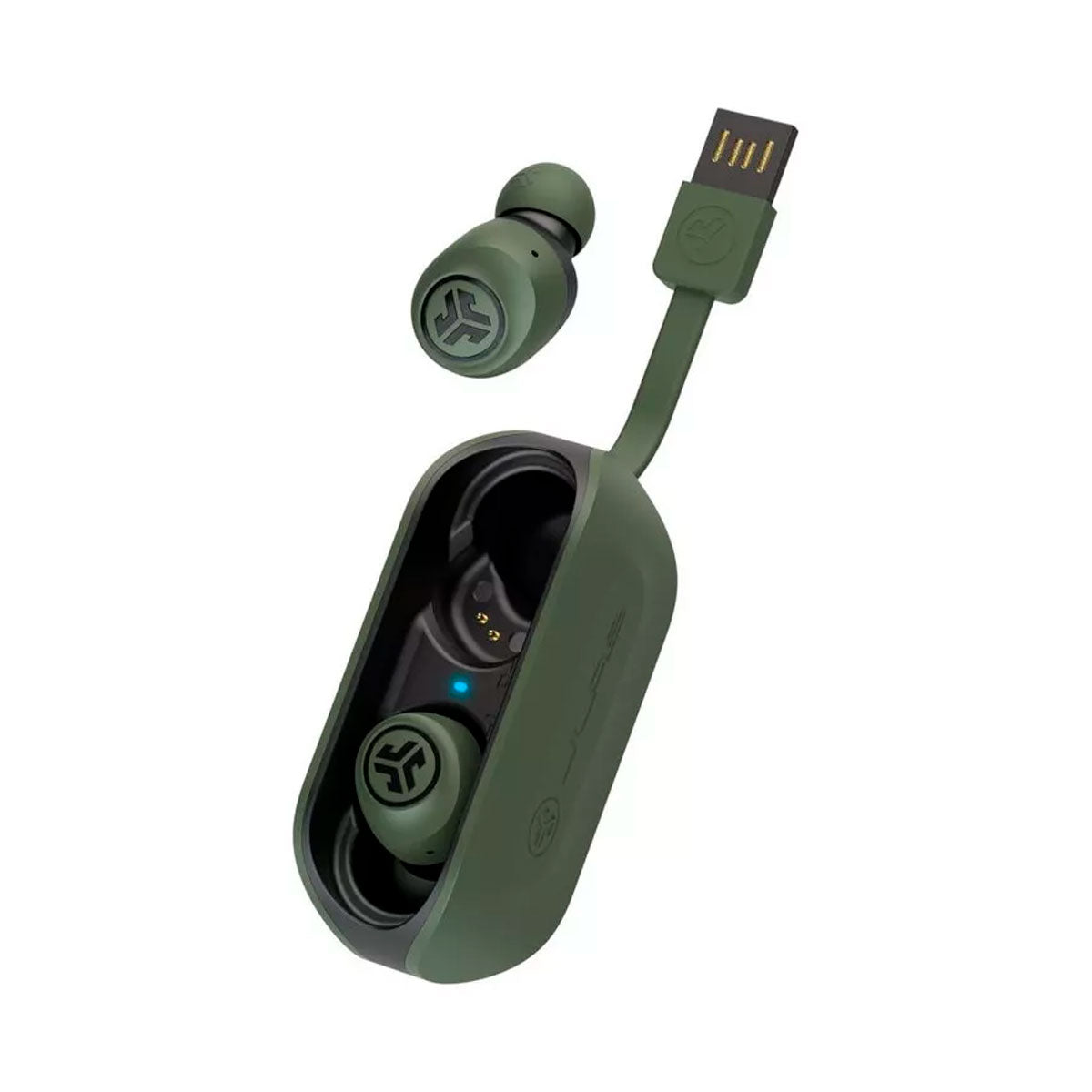 Audífonos Inalámbricos color Verde, Jlab Go Air True Wireless Earbuds (Reacondicionado)