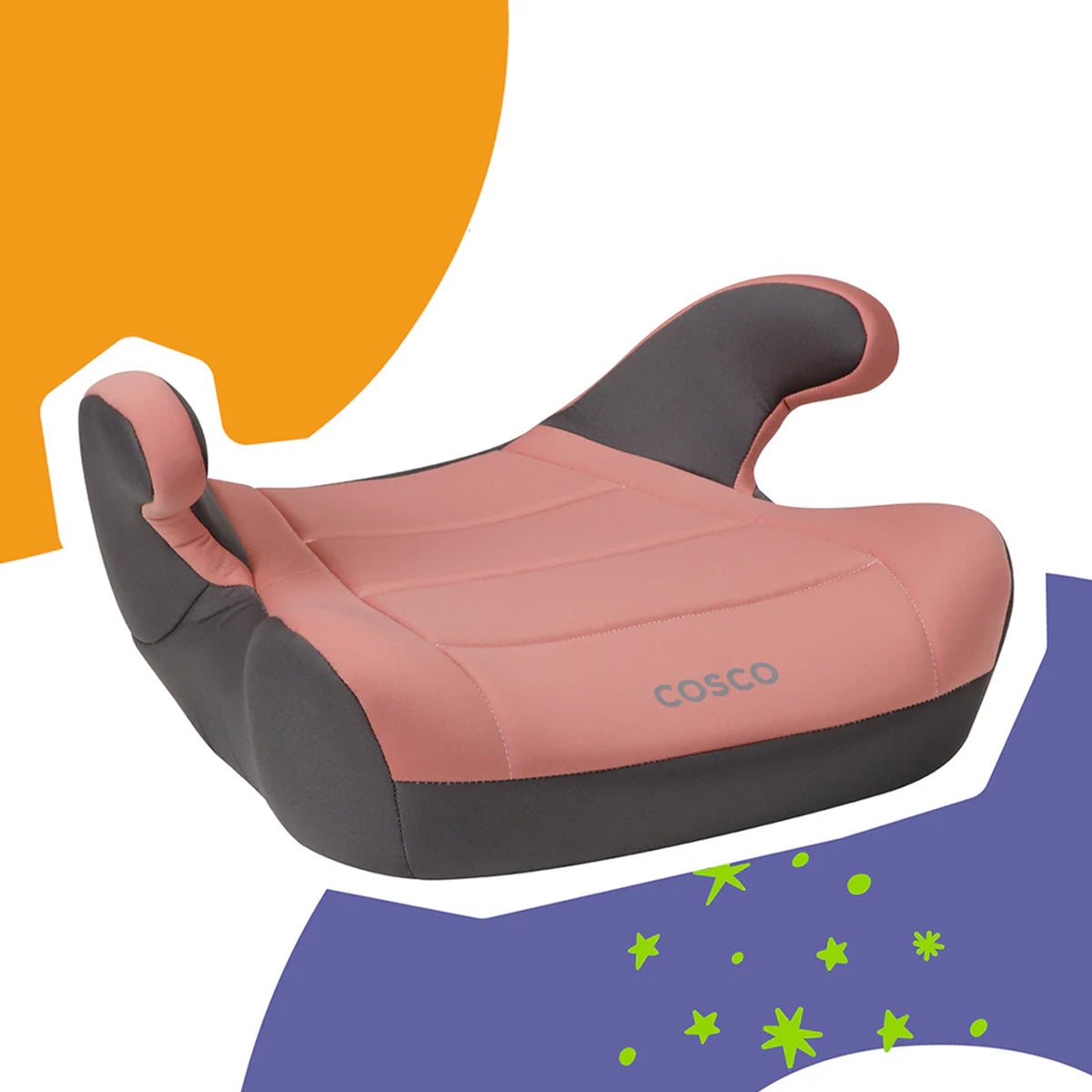 Asiento color Rosa Booster Rise para Auto, Cosco (Reacondicionado)