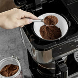 Faberware, Cafetera 2 En 1, color Negro Con Plata