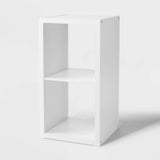 Organizador de 2 Cubos color Blanco, Brightroom