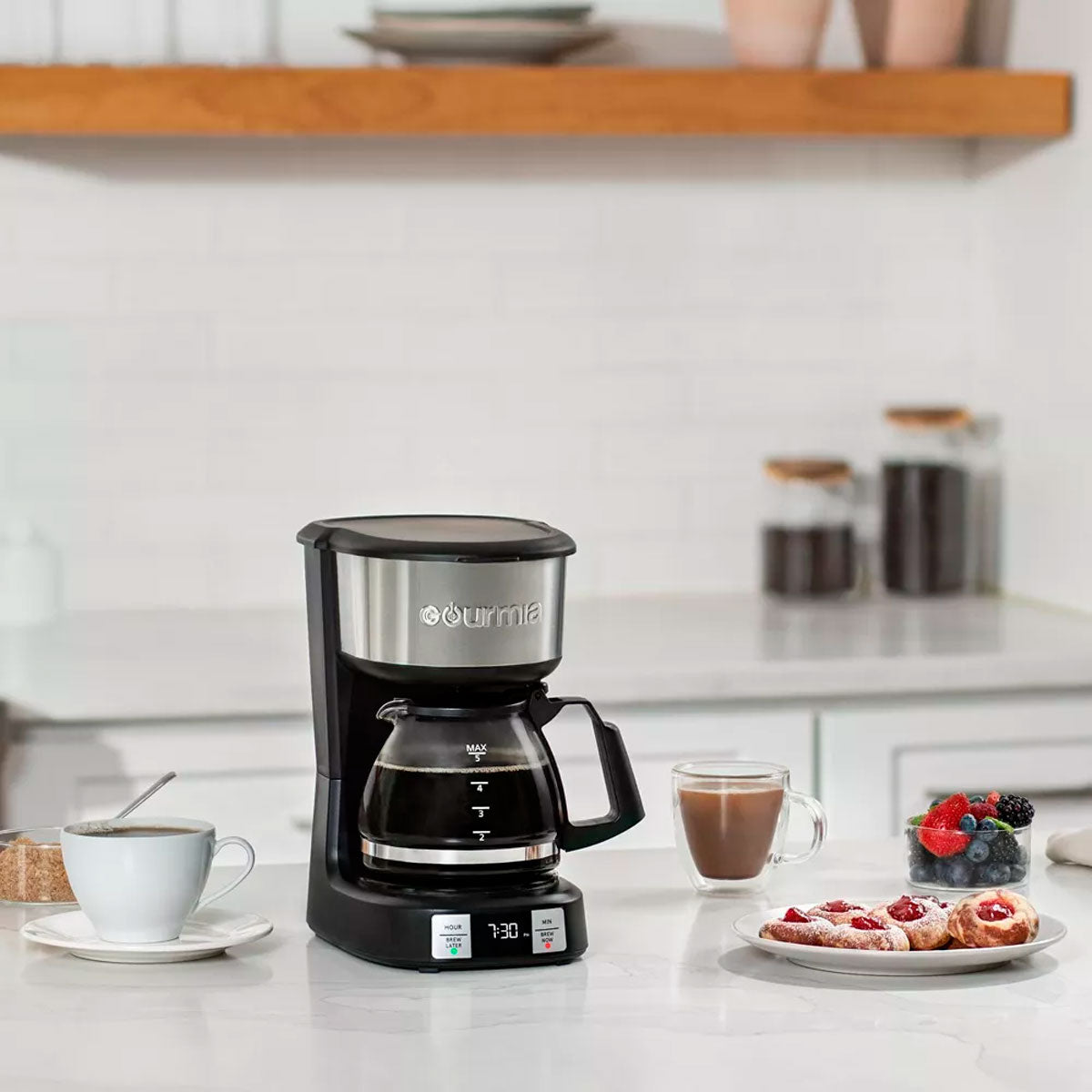 Cafetera Programable de 5 Tazas, Gourmia