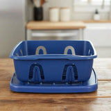 Escurridor de Plástico, Color Azul