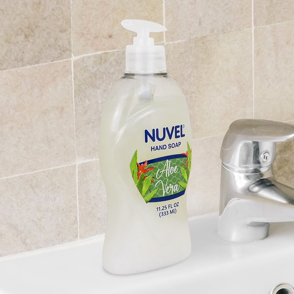 Jabón Líquido para Manos, Aloe Vera, Nuvel