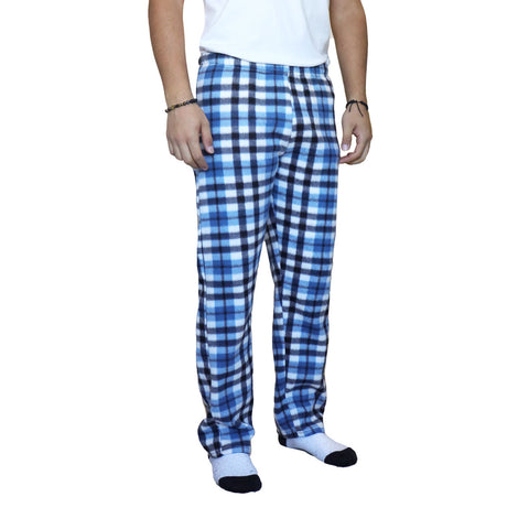 Pantalón de Pijama color Azul con Negro para Caballero
