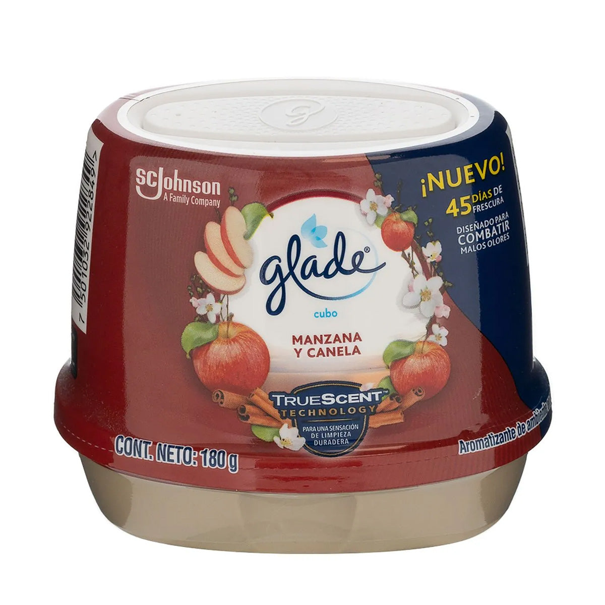 Aromatizante Glade, Cubo Gel Manzana y Canela