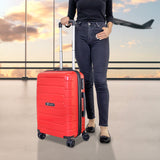 Maleta Liver, Color Rojo, 48x27x69, Premium