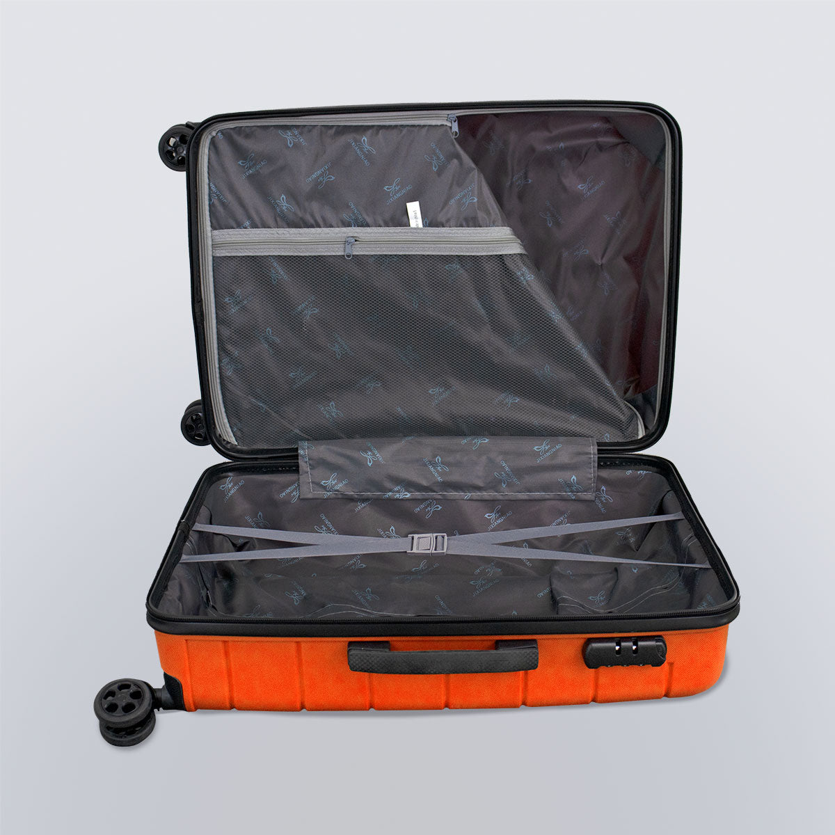 Maleta, Color Naranja, 55x32x79, Premium