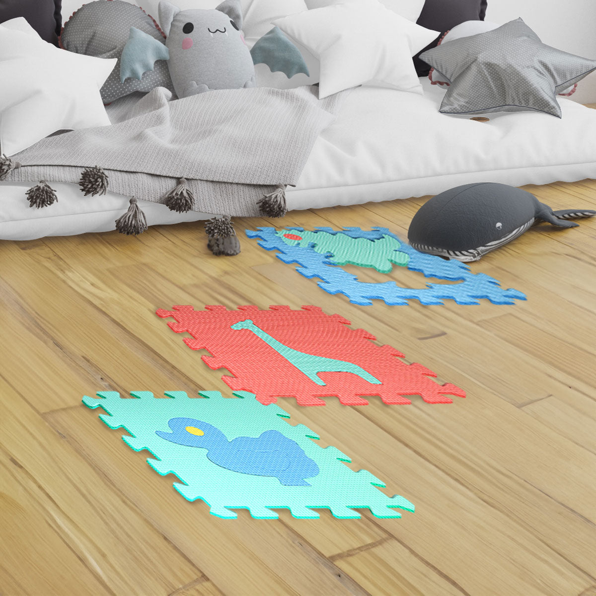 Tapete de Foamy de Animales, 10pzas – Waldo's