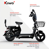 Bicicleta Eléctrica Negra Kiwo GY801