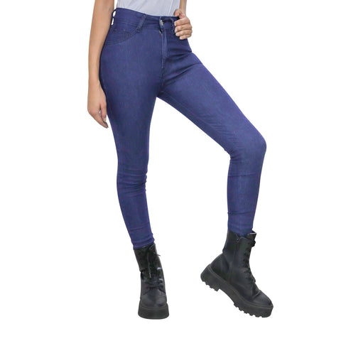 Jeans de Mezclilla Juvenil para Dama, color Azul Marino