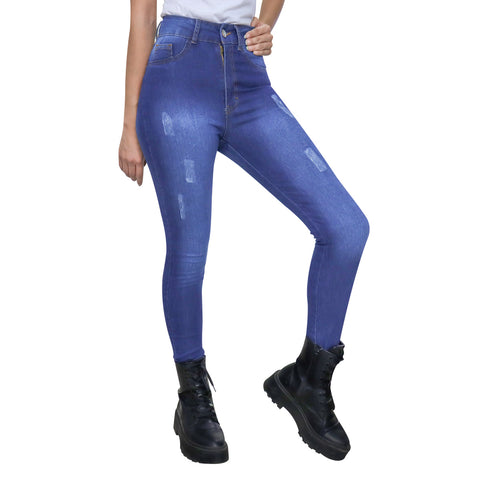 Jeans de Mezclilla Juvenil para Mujer, color Azul