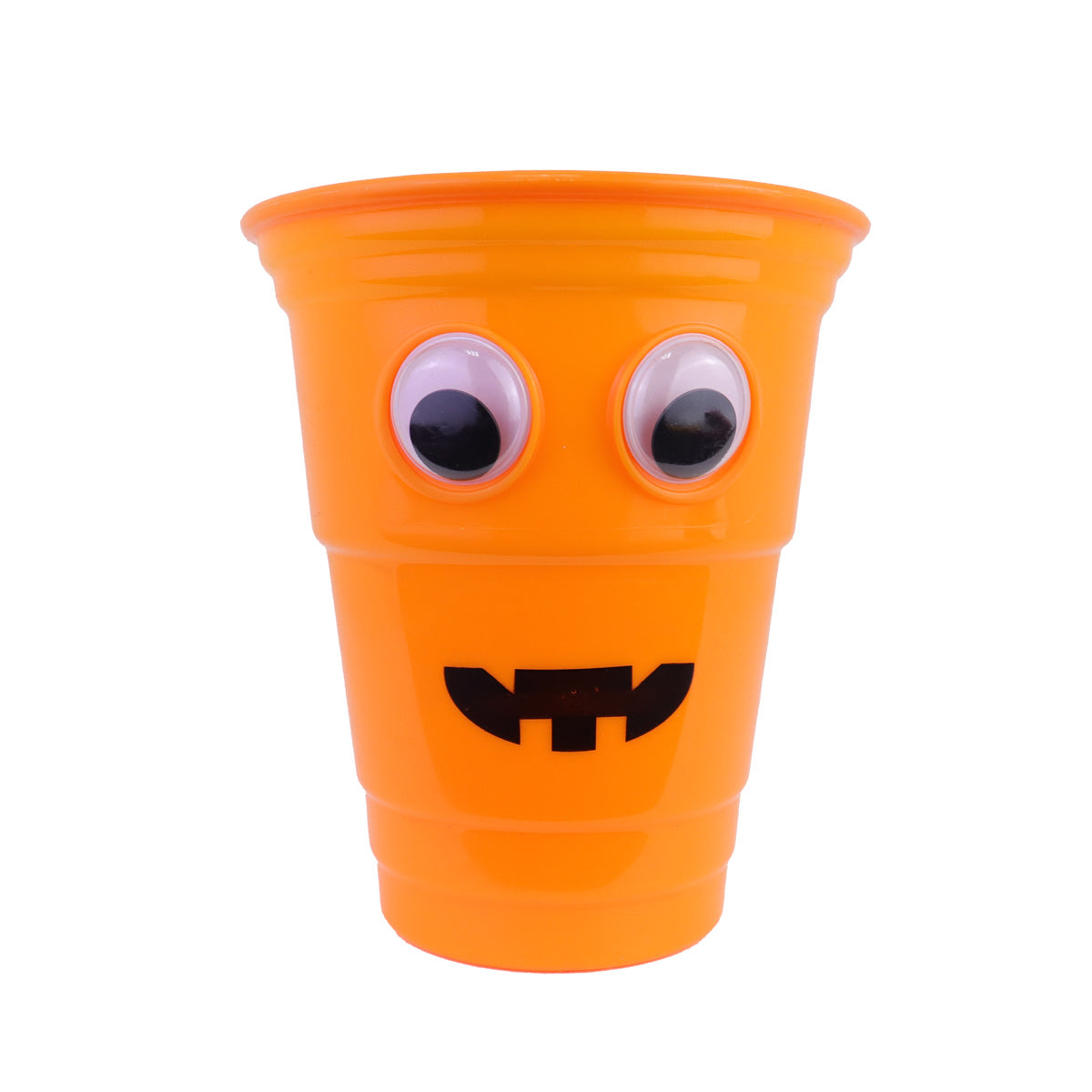 Vaso color Naranja con Diseño de Halloween