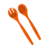 Cucharas color Naranja con Diseño de Halloween para Ensalada