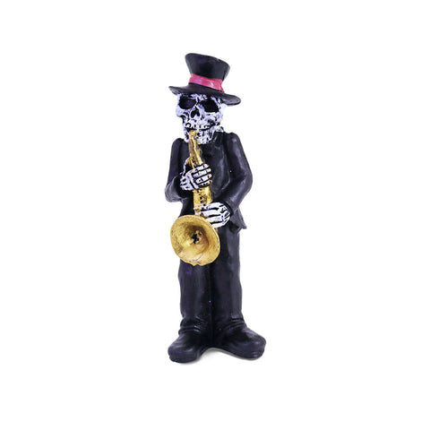Figura Decorativa con Diseño de Musico Tocando el Saxofón