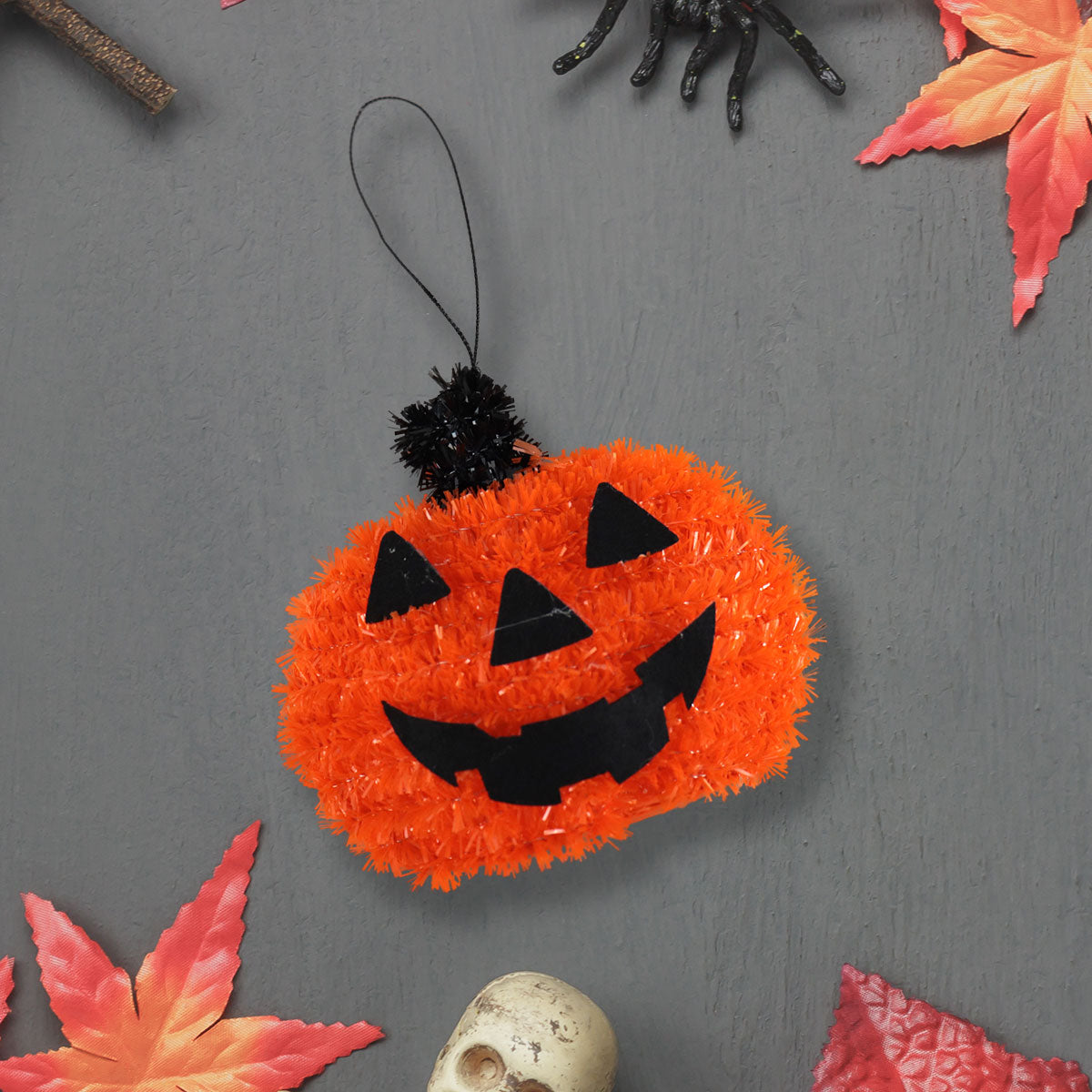 Calabaza de Tinsel para Halloween