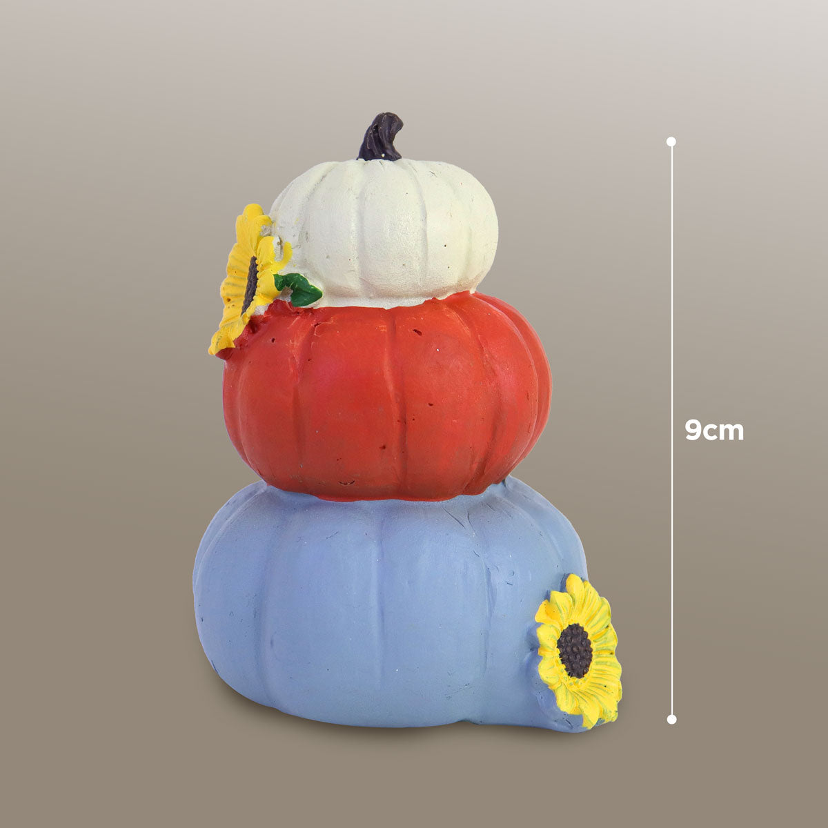 Figura Decorativa con Diseño de Calabaza color Azul