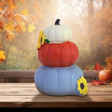 Figura Decorativa con Diseño de Calabaza color Azul