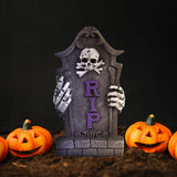Figura Decorativa de Tumba, "RIP"