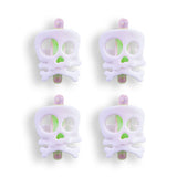 Anillos de Calavera Fluorescente color Verde