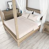 Juego de Sábanas Matrimonial, Color Beige