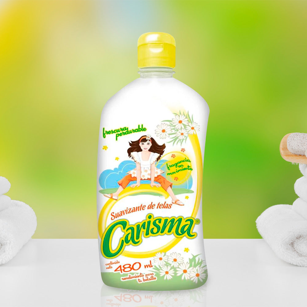 Suavizante de Telas Carisma 480ml.