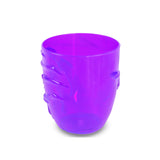 Vaso de Plástico color Morado con Diseño de Agarre Fantasmal