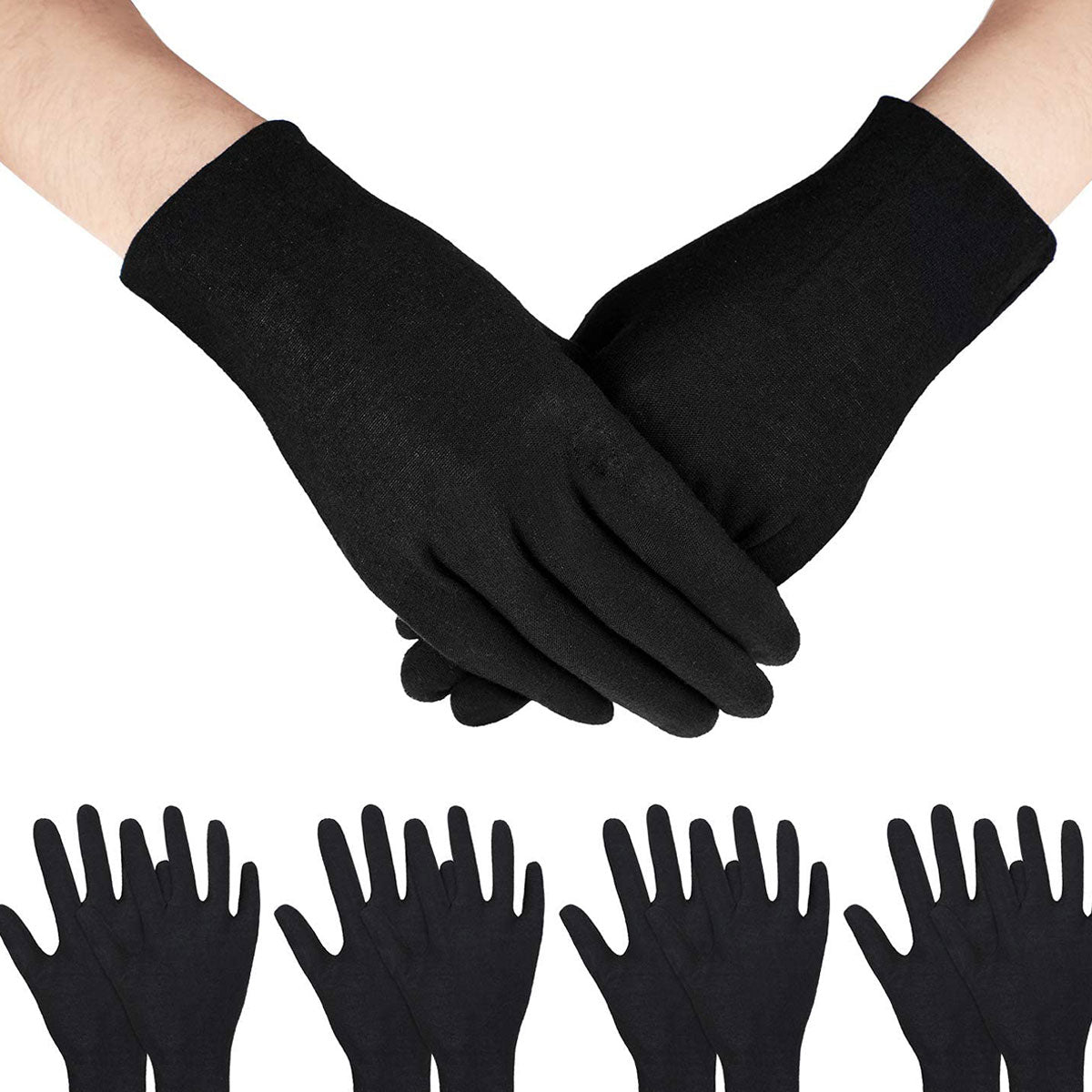 Guantes Negros para Disfraz