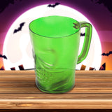 Vaso con Diseño de Calavera para Halloween, color Verde