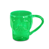 Taza color Verde en Forma de Calavera